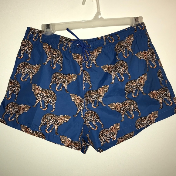 cheetah swim trunks